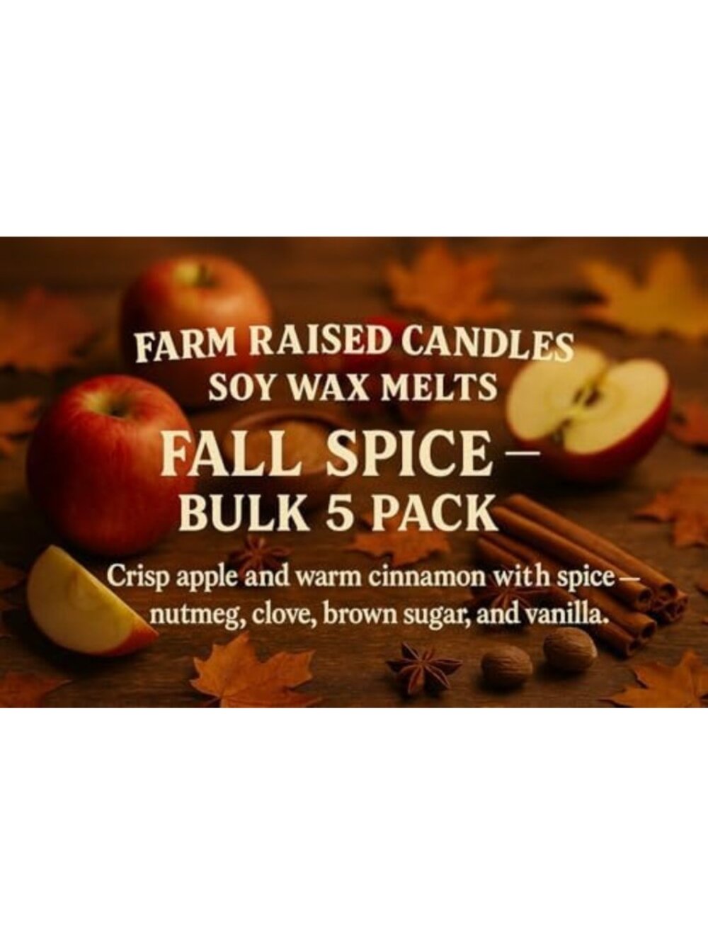 Autumn Scented Wax Melts Variety Pack - 5 Count, 16 oz - Cozy Home Fragrance - Picture 4 of 6